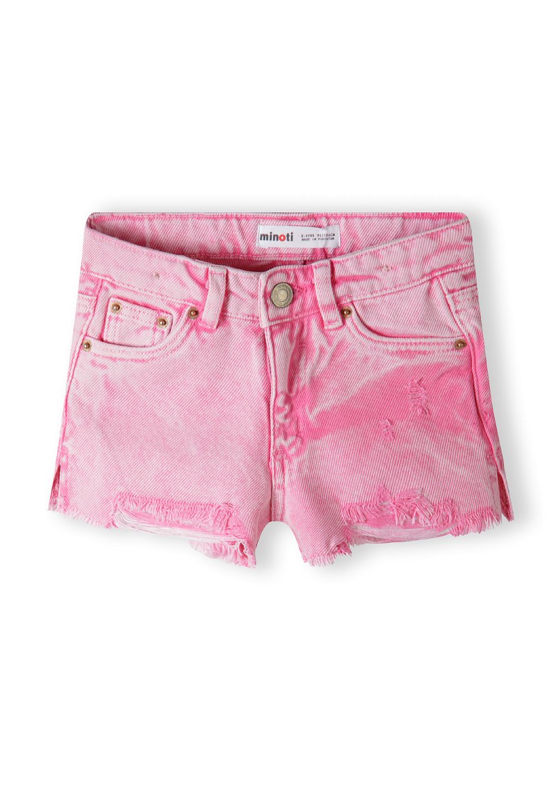 MINOTI FRAYED EDGE - Džinsa auduma šorti - coloured denim