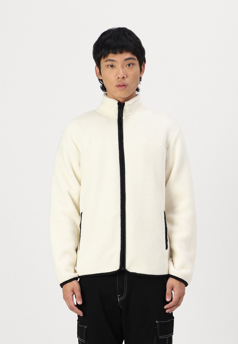 Only & Sons ONSEMILIO FULL ZIP HIGH NECK UNISEX - Jakna od flisa - antique white