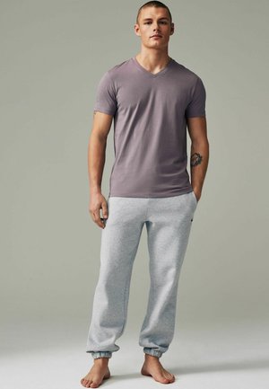 V-NECK FIVE PACK - Camiseta básica - light grey blue green neutral