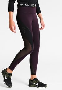 Nike Performance Leggings - dark red