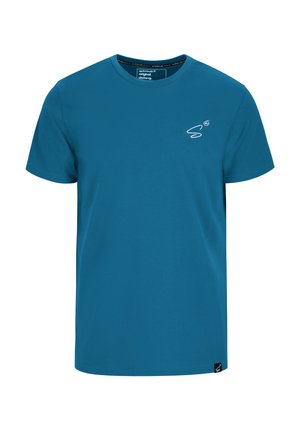 MIT LOGOSTICK AUF DER BRUST - Print T-shirt - blau