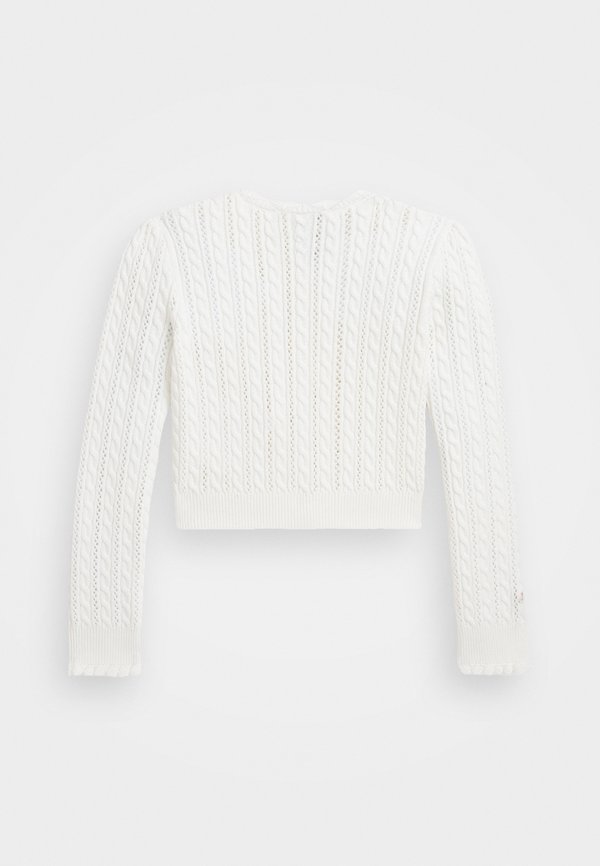 POINTELLE KNIT COTTON CARDIGAN - Cardigan - nevis4