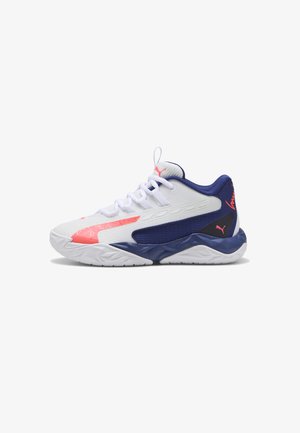 Puma, DAGGER 2 MID BASKETBALLSCHUHE UNISEX - Basketsko - white-pink alert-elektro blue
