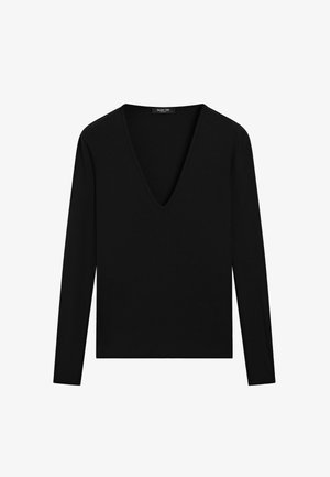 Massimo Dutti, - Bluzka z długim rękawem