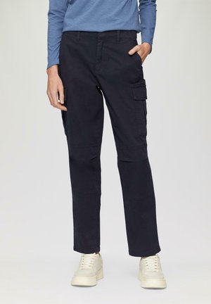 REGULAR - Cargo trousers - navy