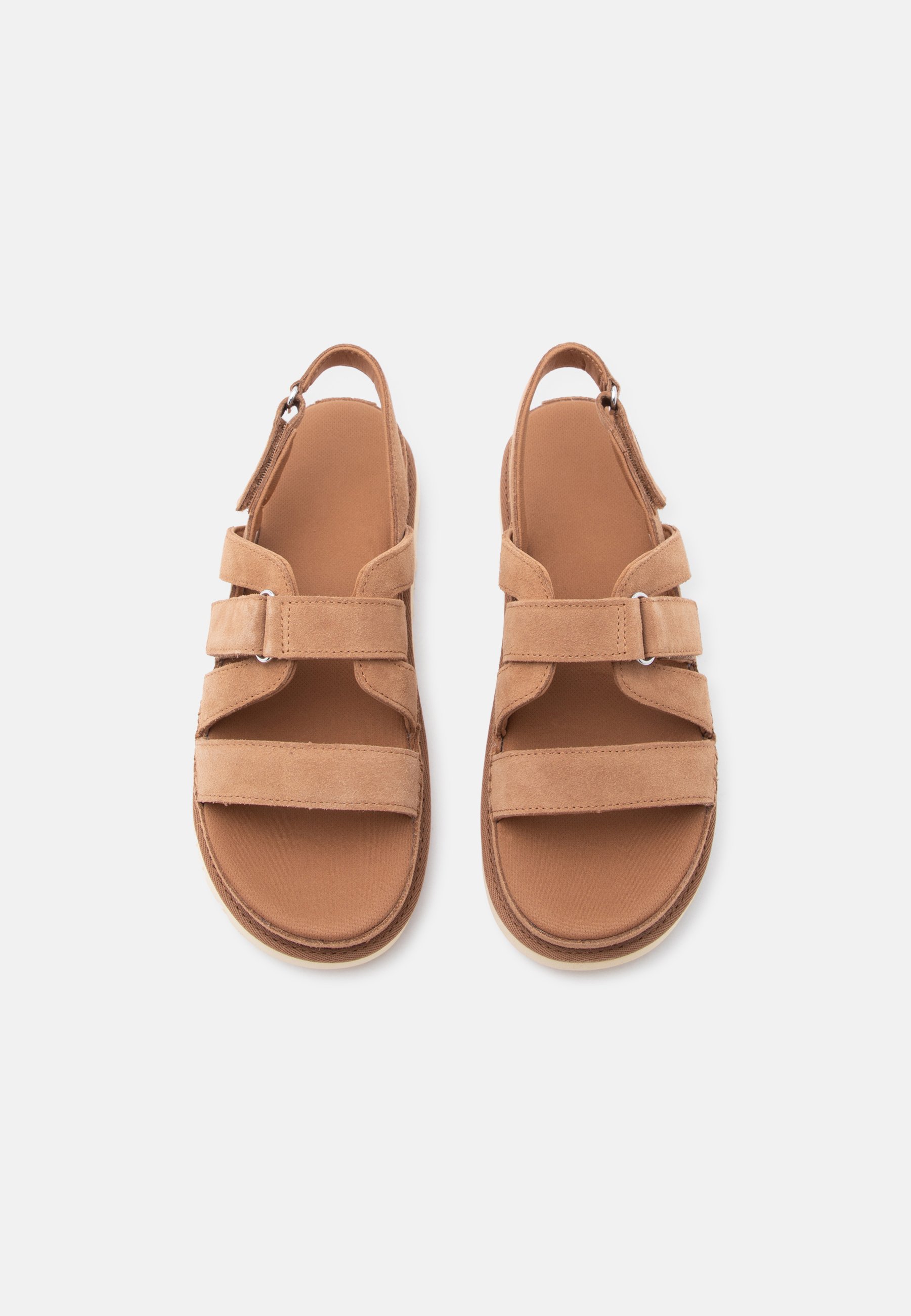 UGG GOLDENSTAR GLEAM - Sandale cu platformă - chestnut/coniac