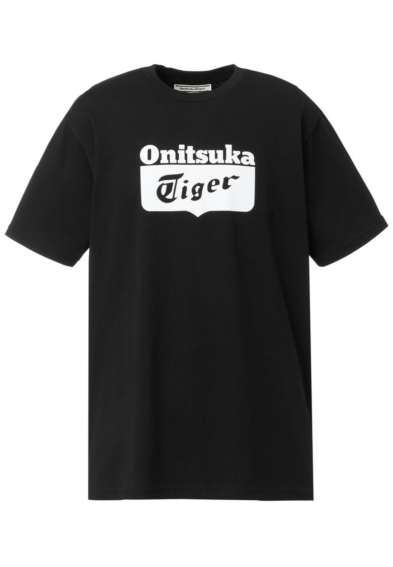 Onitsuka Tiger - LOGO TEE - T-shirt print - performance black real white, Vergroten