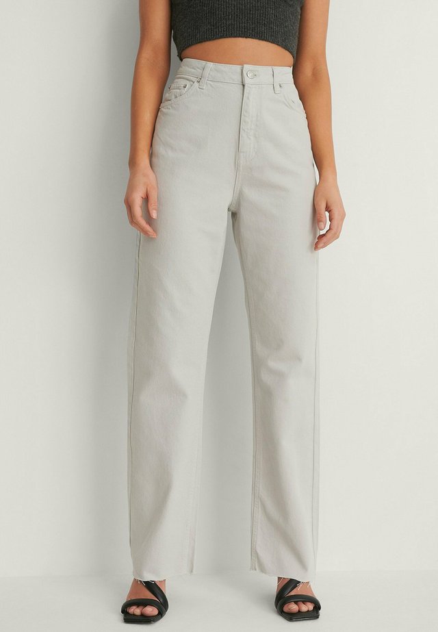 Jeans Straight Leg - light grey