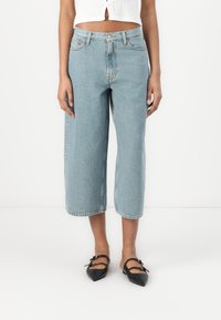 Samsøe Samsøe - HARPER CULOTTE - Széles szárú - caribbean blue Miniatűr kép 1