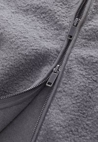 ZIP THROUGH FIT - BORG  - Fleecejacke - grey