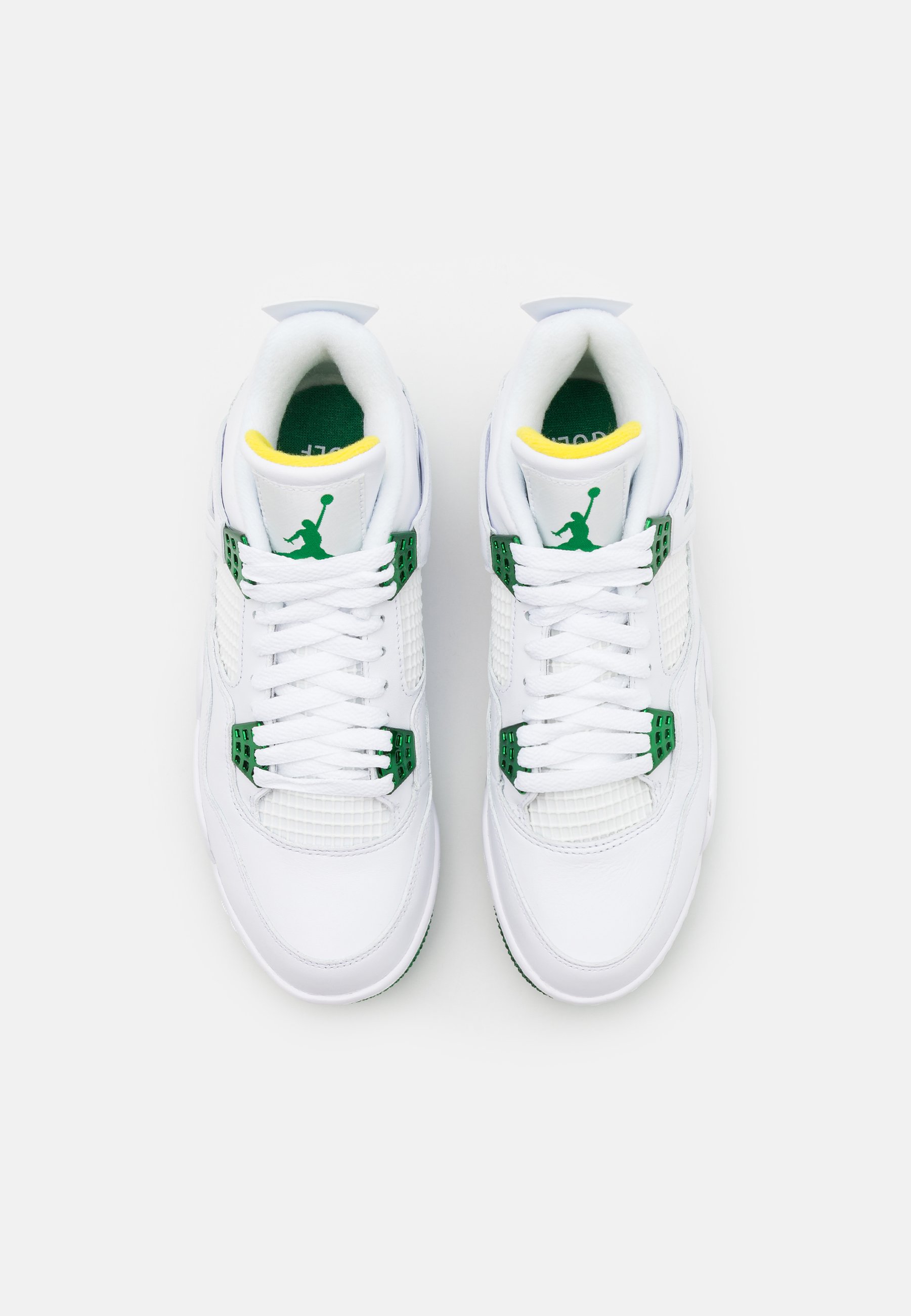 Nike Golf PGA CHAMPIONSHIP JORDAN IV G NRG - Golfschuh - white/pine  green/chrome yellow/weiß - Zalando.de