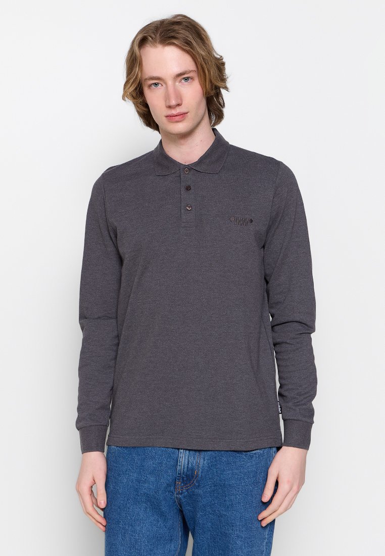 Jeep Poloshirt donkergrijs Jeep Poloshirt donkergrijs