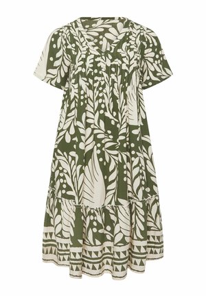 Evans, PLUS SIZE MIDI DRESSES. - Hverdagskjole - khaki