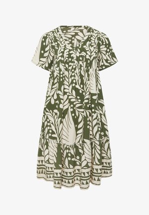 Evans, PLUS SIZE MIDI DRESSES. - Vapaa-ajan mekko - khaki