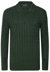 CABLE LONG SLEEVE - Trui - green