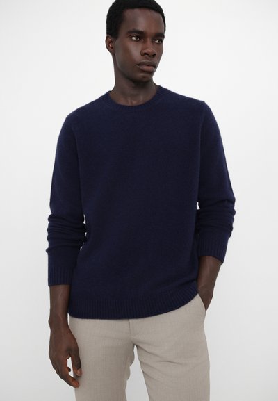 WOOD WOOD BRUSHED JUMPER - Pulóver - navy