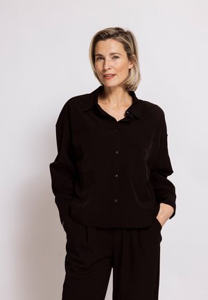 Zhrill, ZHLUCY - Button-down blouse - black