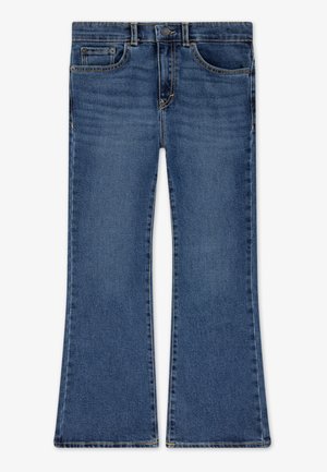 BAGGY FLARE - Trapézfarmer - dark-blue denim