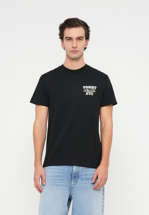 SLIM ENTRY BILLS TEE - T-shirts med print - black