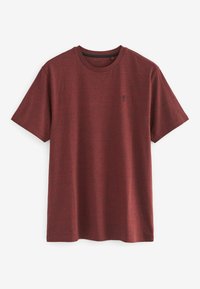 Next STAG 3 PACK REGULAR FIT - Tričko s potlačou - black/burgundy/white