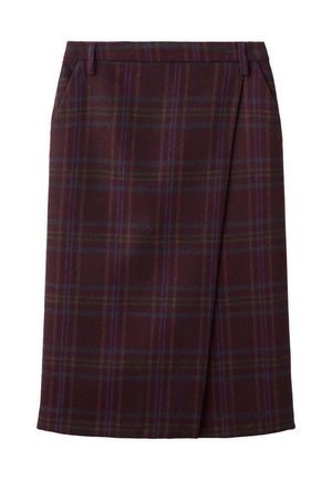 Jupe portefeuille - dark red