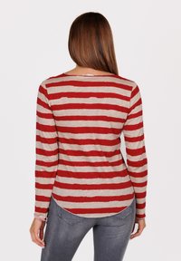 Key Largo LONGSLEEVE WLS HAPPINESS ROUND - T-shirt à manches longues - red