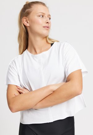 RAW EDGES CAEN - Basic T-shirt - weiß