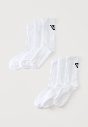 Emporio Armani, 3 PACK - Socken - white