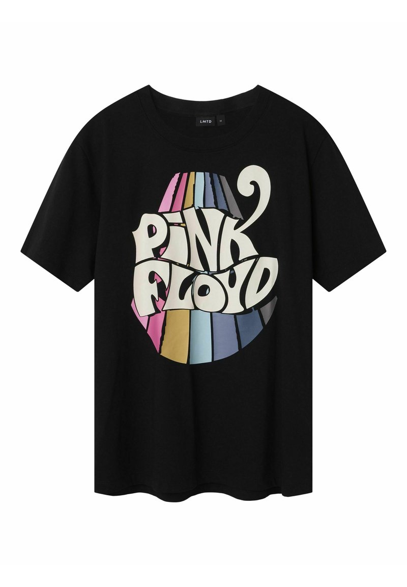 LMTD T-shirt print zwart