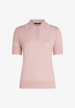 KARL LAGERFELD, Polosärk - misty roses melange