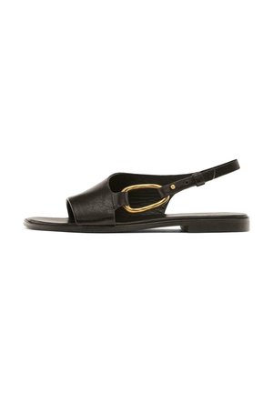 Massimo Dutti Sandalen - dark brown