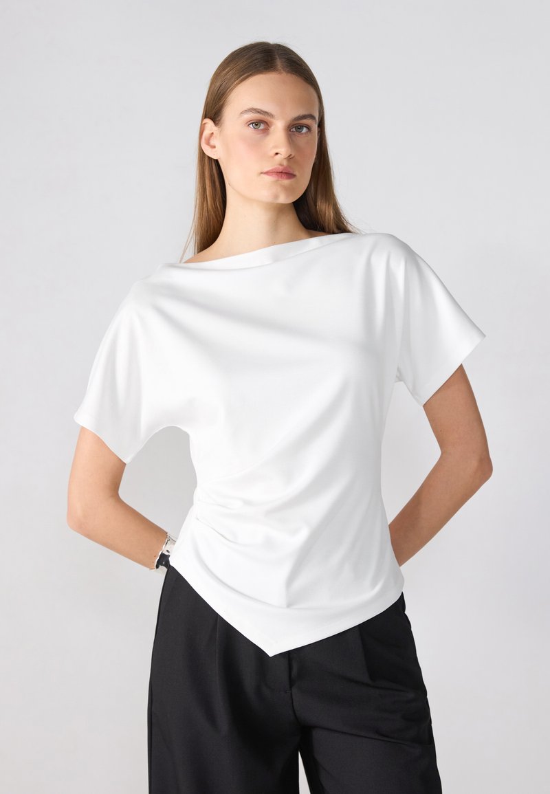 Anna Field by Zalando - Paprasti marškinėliai - egret, Padidinti