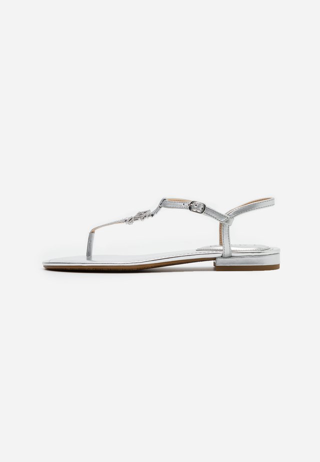 ELMSTEAD - Sandalias de dedo - bright silver