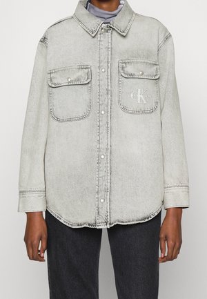 Manteau court - grey denim