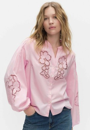 CARLY BRODERIE ANGLAISE - Blus - pink