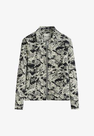 FRILIVIN, VESTE À IMPRIMÉ ARTISTIQUE ÉLÉGANCE ET ORIGINALITÉ - Veste légère - noir