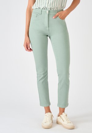 SLIM PERFECT FIT  - Jean slim - vert grisé