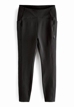 FLEECE LEGGINGS . - Leggings - Byxor - black