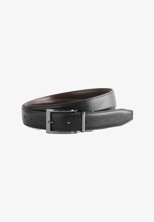 Next, REVERSIBLE - Ceinture - black brown