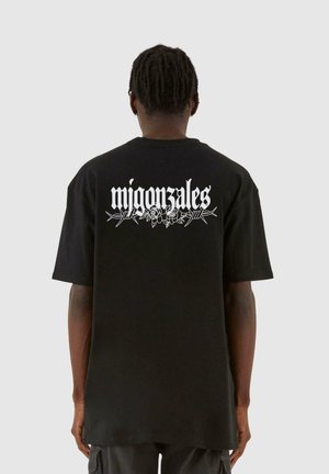 BARBED BLOOM - HEAVY - Apdrukāts T-krekls - black