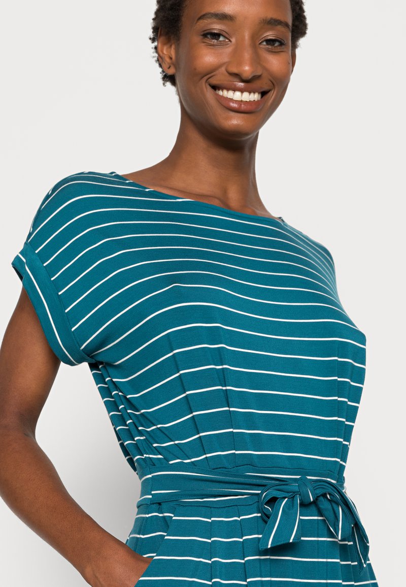 Damen Freizeitkleider | s.Oliver Jerseykleid deep teal/türkis - FL55121 Damen Freizeitkleider | s.Oliver Jerseykleid deep teal/türkis - FL55121