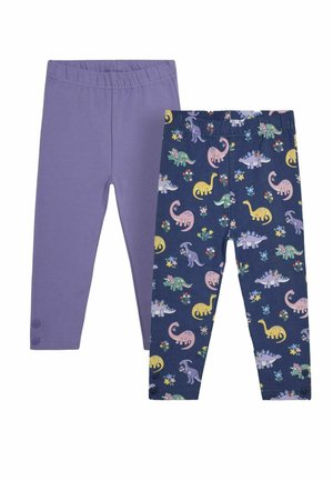 DINO FLORAL  2 PACK - Leggings - Hosen - navy
