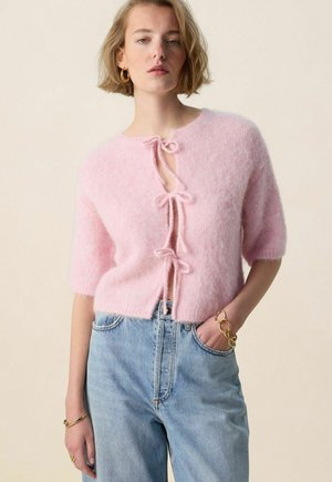 Sissy-Boy MIT SCHLEIFEN - Vest - hellrosa