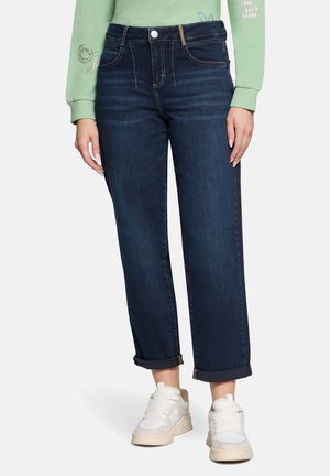 USED LOOK- MIT WASCHUNG - Jeans Straight Leg - dunkelblau