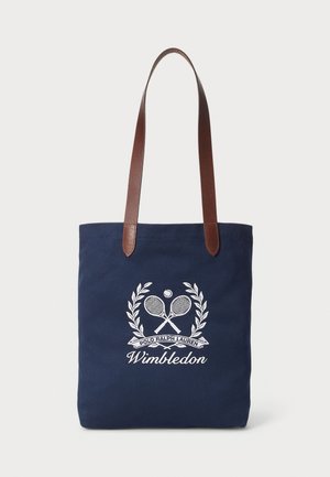 Polo Ralph Lauren WIMBLEDON LOGO SHOPPER TOTE UNISEX - Shopper - refined navy