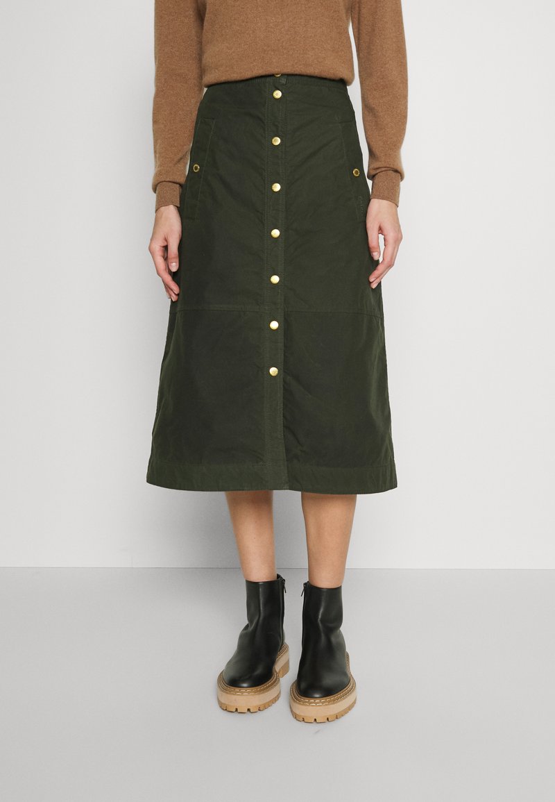 Barbour LAVERNE SKIRT - A-line skirt - sage/ancient/green - Zalando