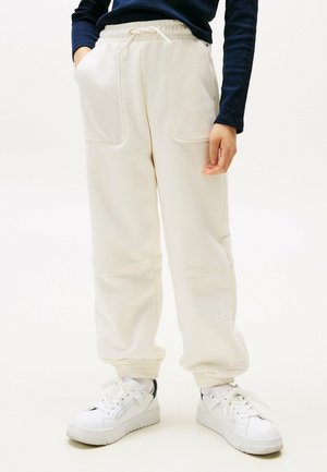 JOGGERS - Pantalones deportivos - ivory silk