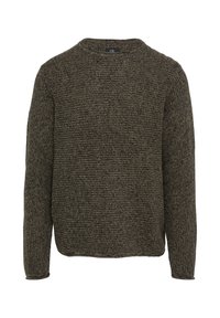 MIT STRUKTUR - Jumper - olivgrün