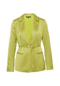 MIT BINDEGÜRTEL - Blazer - kiwigrün