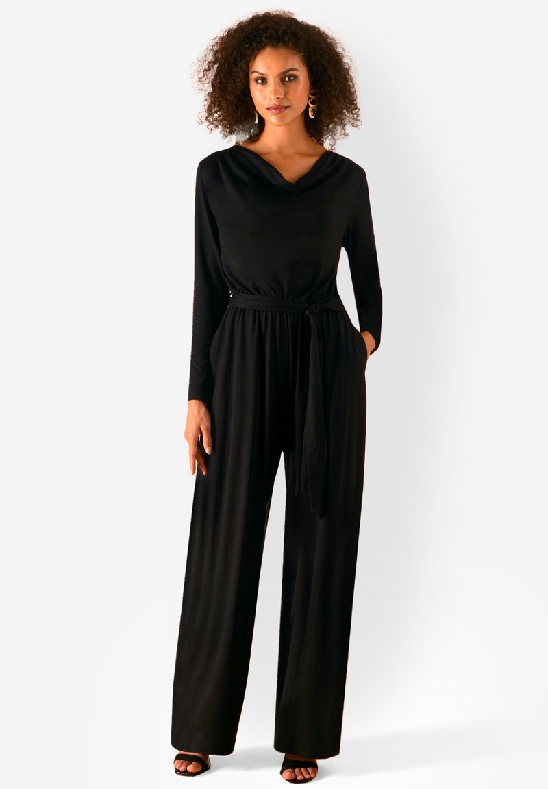 Ro&Zo COWL NECK Jumpsuit black/schwarz Zalando.at